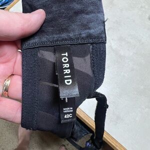 Torrid Black Mesh Bra